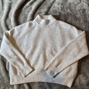 Jessica Simpson Black and Cream Cowl Neck Sweater